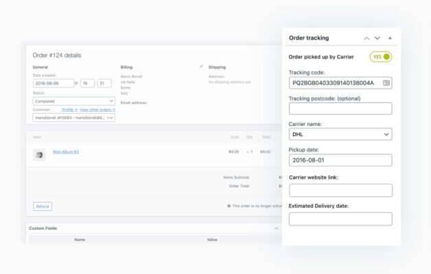 Yith Woocommerce Order Tracking Premium