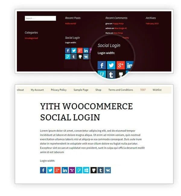 YITH WooCommerce Social Login Premium