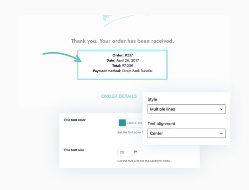 YITH Custom Thank You Page for WooCommerce